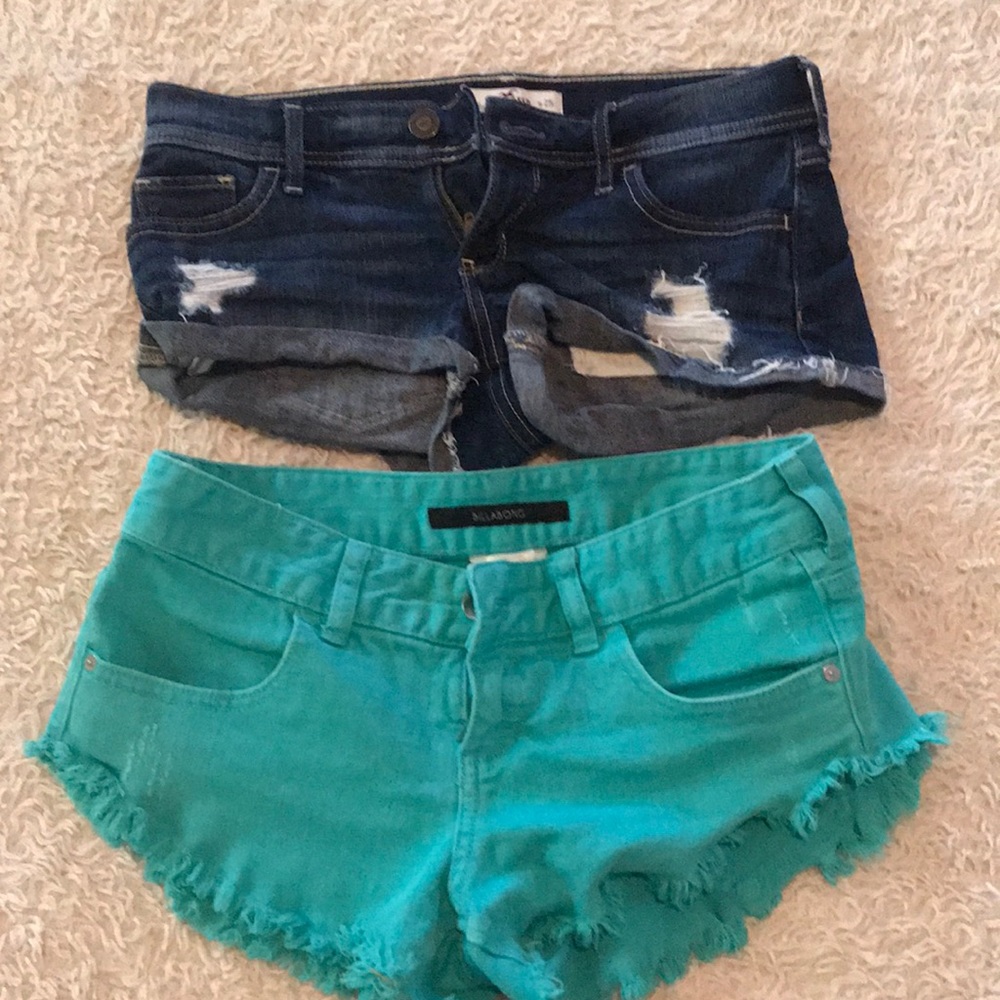2 pair of shorts